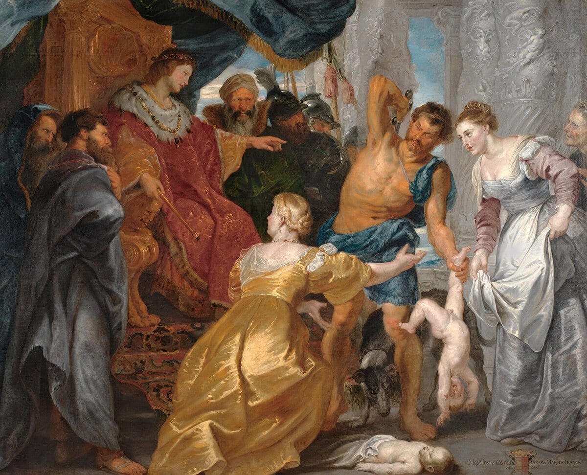 Rubens'in Paris'in Yargısı tablosu: üç tanrıça arasında seçim yapan Paris