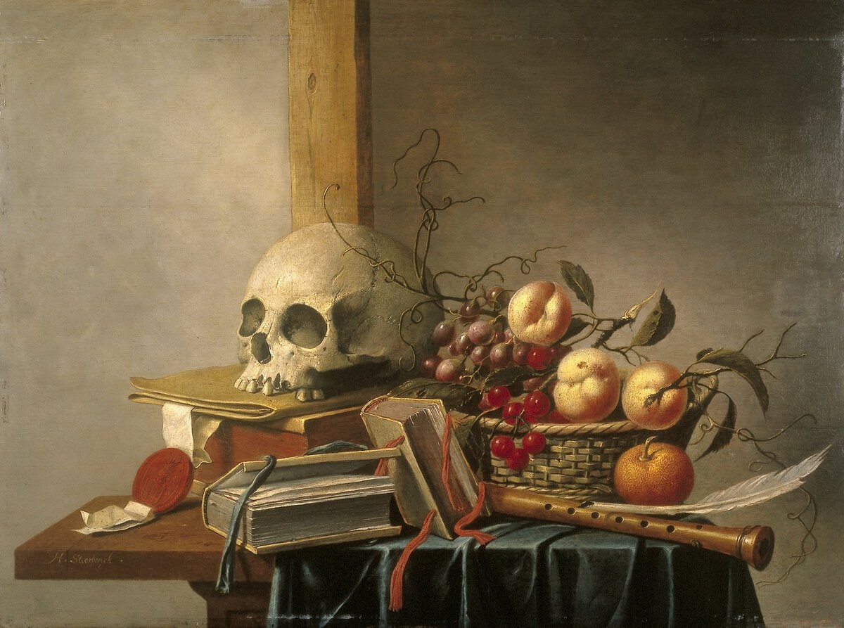 Steenwyck'in kafataslı vanitas natürmortu