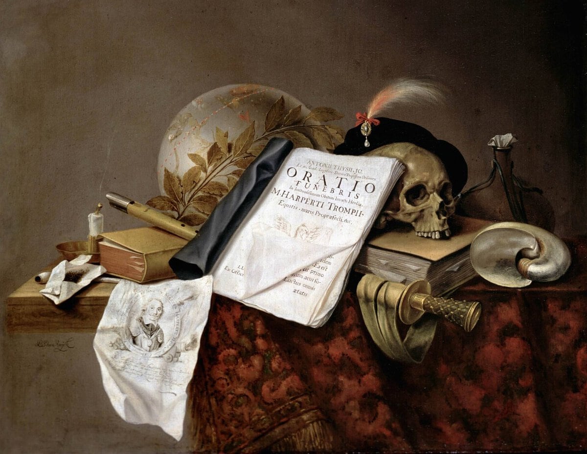 Kardeşi Pieter Steenwyck'in vanitas natürmortu