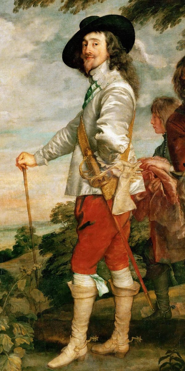 Van Dyck'in Charles I Avda tablosu: ağacın altında duran kral