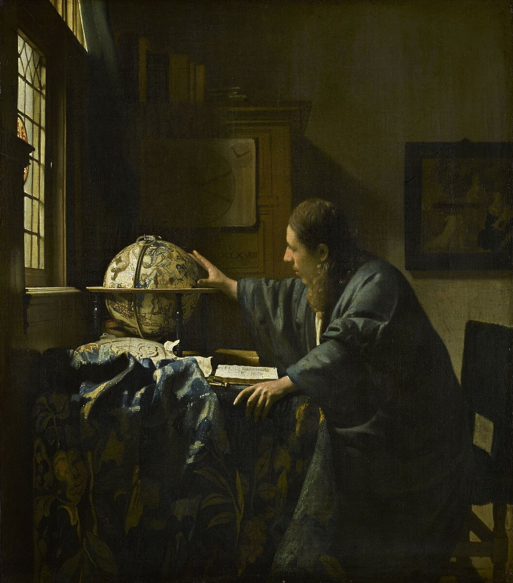 Vermeer'in Astronom tablosu: gök küresine uzanan bilim insanı