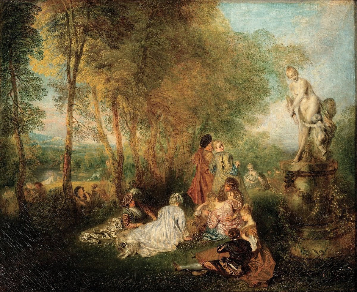 Watteau'nun Aşk Şenliği tablosu
