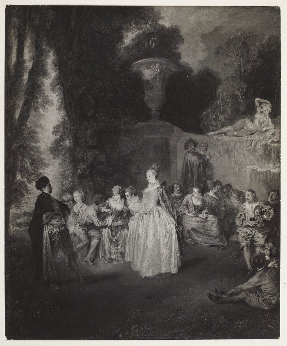 Watteau'nun Venedik Eğlenceleri tablosu