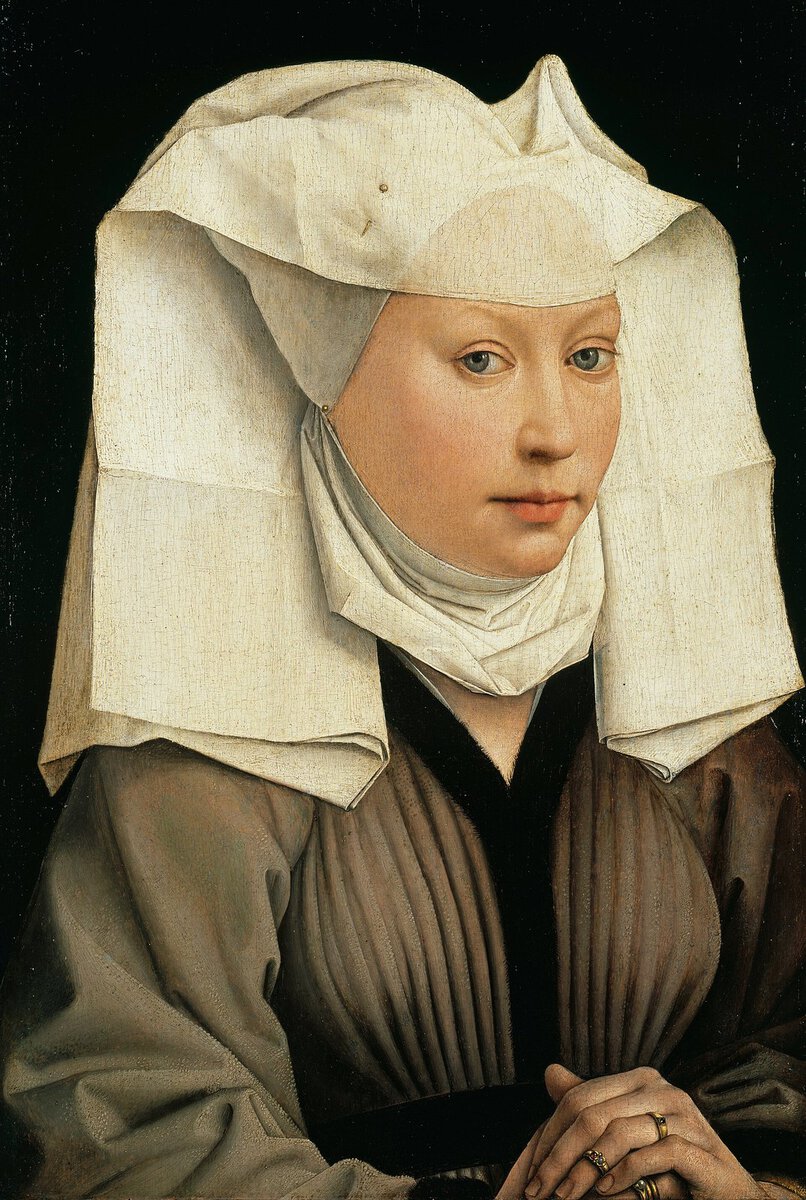 Van der Weyden'in Kanatlı Başlıklı Kadın Portresi