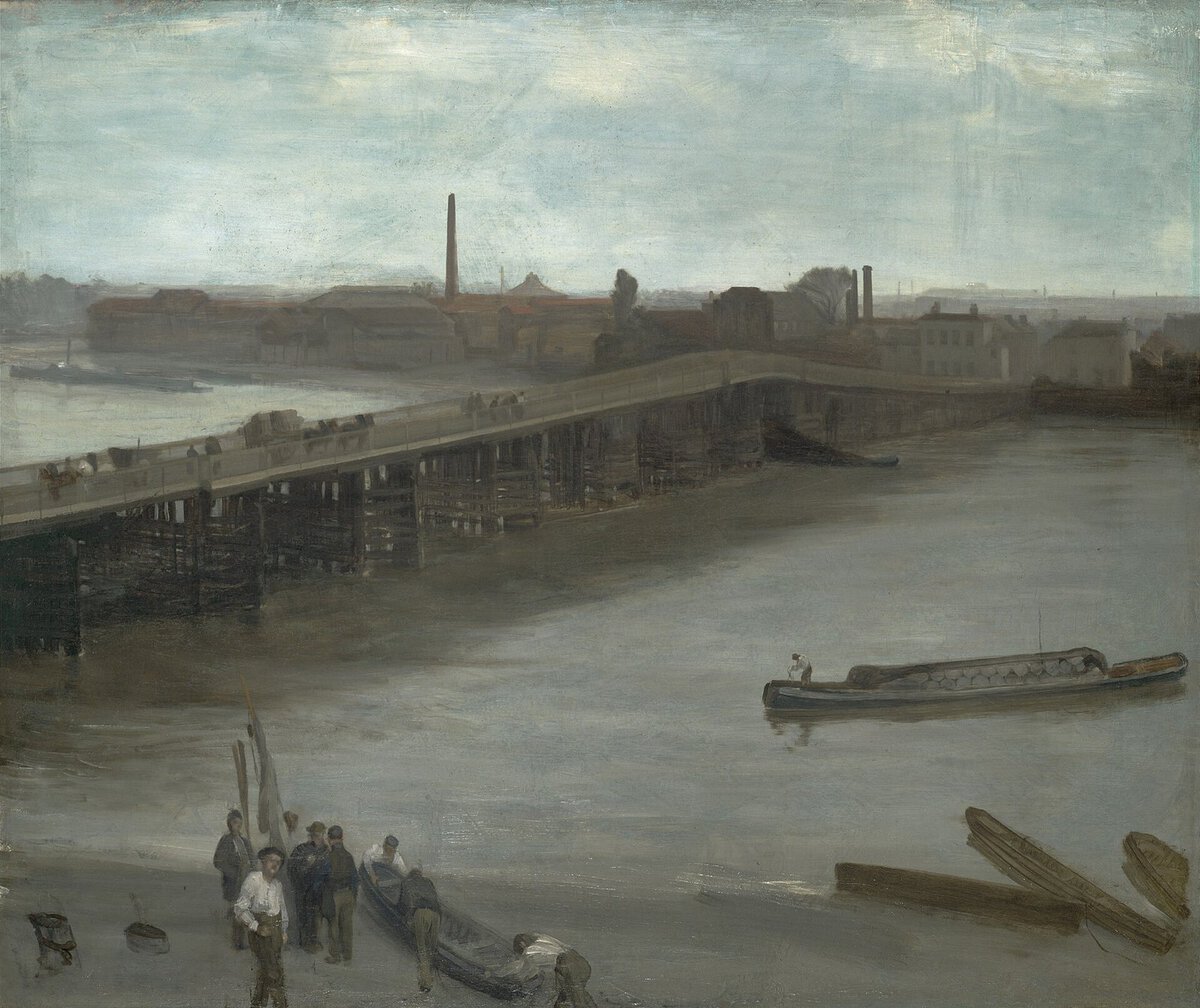 Whistler'ın eski Battersea Köprüsü tablosu